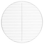 Grille de barbecue ronde 50 cm acier inoxydable 304