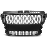 Grille de calandre pour audi a3 8p de 04 / 2008 a 07 / 2012 look sport noir mat - 27318040