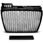 Grille calandre pour audi a4 b7 de 11 / 2004 a 03 / 2008 noir brillant look sport - 27318048