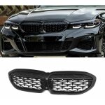 Grilles de calandre avant noir laqu� design sportif pour bmw s�rie 3 g20 g21 g28