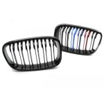 Grille calandre bmw serie 1 f20 / f21 de 2011 a 2014 noir brillant 3 couleurs - 42561778