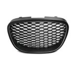 Grille de calandre seat leon 2005 - 2009 look nid abeille noir mat