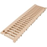 Grille caniveau - nicoll - a15 - pvc - largeur 130mm - couleur sable Grille caniveau - nicoll - a15 - pvc - largeur 130mm - couleur sable