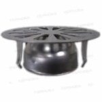 Grille  cloche diamtre 90 pour bonde de sol