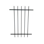 Grille de defense - distri - tableau hauteur 135 cm x largeur 80 cm - 6 barreaux carr� plein 12x12 mm ...