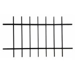 Grille de defense - distri - tableau hauteur 75 cm x largeur 100 cm - 7 barreaux carr� plein 12x12 mm ...
