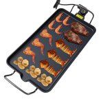 Grille �lectrique grill plat: grill avec 5 boutons de temp�rature r�glablespo�le � double sectionrev�tement ...