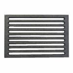 Grille en fonte - diff - 206x300mm - paisseur 10mm - poids 2. 5kg - ventilation chemine