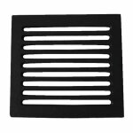Grille en fonte - diff - 235x235mm - paisseur 10mm - poids 2. 7kg - ventilation chemines
