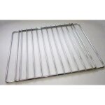 Grille pour four - métal - argenté - taille moyenne - bras extensibles - haute qualité Grille pour four - métal - argenté - taille moyenne - bras extensibles - haute qualité