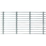 Grille gratte - pieds - guillouard - 13830 - acier galvanis - 60x30 cm - gris