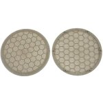 Grilles de haut - parleur - adnauto - 165mm - beige - filaire - compatible seat et vw