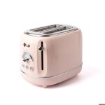 Grille - pain - 2 fentes - 6 niveaux de brunissage - coupure automatique - fonction d�cong�lation - rose ...