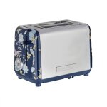 Grille - pain 2 tranches - laura ashley - navy - 4 emplacements - multifonctionnel - design �l�gant