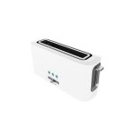 Cecotec grille - pain toast&taste 9000 double white en plastique avec 2 fentes courtes extra - larges. ...