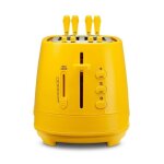 Grille - pain delonghi ctlap2203 - 2 tranches - jaune - fonction d�givrage