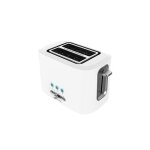 Cecotec grille - pain toast&taste 9000 double white en plastique avec 2 fentes courtes extra - larges. ...