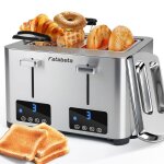 Grille - pain fatabeta 3015la - 1500w - 4 fentes extra larges - 7 niveaux de dorage - 2 commandes ind�pendante ...