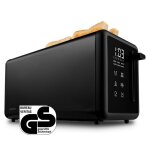 Grille - pain - medion 12103 - vertical - 1450w - 4 fentes - noir