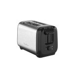 Toaster 1100w chauffe rapide subito inox noir moulinex - lt5s0de0