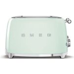 Grille - pain smeg 4 tranches annes 50 - 2000w vert tsf03pgeu