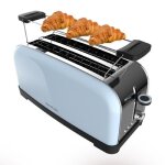 Grille - pain - cecotec - toastin time 1500 - 4 tranches - fente large 38 cm - bleu Grille - pain - cecotec - toastin time 1500 - 4 tranches - fente large 38 cm - bleu