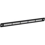 Grille plate mortaise nicoll 250x12 noir pour extérieur Grille plate mortaise nicoll 250x12 noir pour extérieur