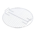 Grille ronde barbecue somagic � 435 cm en acier chrom� ? compatible tom 345470 / 317470