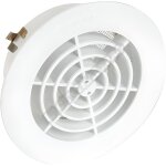 Grille ronde intérieure avec moustiquaire pvc diam Grille ronde intérieure avec moustiquaire pvc diam