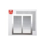 Grille avec toile moustiquaire aluminium 0. 6 couleur naturelle 250x250mm (g)