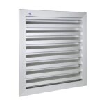 Grille de ventilation 200x200mm aluminium gris - renson - 41122