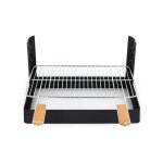 Grilloir en fonte encastrable - somagic - 48, 5 x 34 cm - charbon - 10 personnes