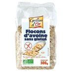 Grillon dor - flocons davoine sans gluten 500g
