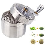 Grinder moulin � epic� 55mm grinder en 4 pi�ces broyeur moulin � poivre / �pices / sel / caf� / epices ...