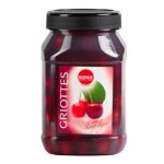 Griottes dénoyautées au sirop léger 1l / pot 1 pot Griottes dénoyautées au sirop léger 1l / pot 1 pot