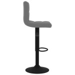 Gris tabouret de bar / de club - (1 pc) - fauteuil haut bar pour cuisine - gris fonc� velours 146961