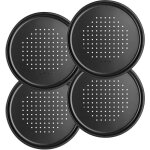 Grizzly lot de 4 moules à pizza - plaques à pizza perforées - 30 cm - rondes plats à four pour cuisson ... Grizzly lot de 4 moules à pizza - plaques à pizza perforées - 30 cm - rondes plats à four pour cuisson ...