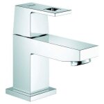 Robinet mitigeur lavabo - grohe - eurocube - chromé - monotrou - Économie deau Robinet mitigeur lavabo - grohe - eurocube - chromé - monotrou - Économie deau