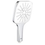 Pommeau de douche - grohe - rainshower 130 smartactive cube - blanc - �conomie deau - flexible 15 m
