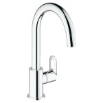 Robinet de cuisine - grohe - bauloop - eau froide ou m�lang�e - chrom� - installation encastr�e
