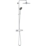 Grohe colonne de douche mitigeur thermostatique vitalio joy 260, tête de douche 260mm, douchette 3 jets, ... Grohe colonne de douche mitigeur thermostatique vitalio joy 260, tête de douche 260mm, douchette 3 jets, ...