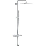 Grohe colonne de douche rainshower 400 27174001 - mitigeur thermostatique - limiteur de temprature - ...