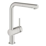 Grohe minta mitigeur monocommande evier douchette extractible