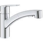 Grohe quickfix start robinet de cuisine vier, douchette extractible, inverseur 2 jets, rotation 90, ...