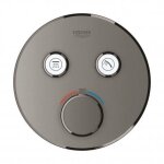 Mitigeur thermostatique - grohe - grohtherm smartcontrol - 2 sorties - encastr� - hard graphite bross� ...