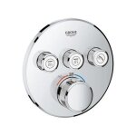 Robinetterie thermostatique - grohe - grohtherm smartcontrol - 3 sorties - chromé - Économie deau Robinetterie thermostatique - grohe - grohtherm smartcontrol - 3 sorties - chromé - Économie deau