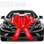 Gros noeud cadeau 76 cm grand n?ud rouge g�ant pour anniversaire de voiture happy birthday grand n?ud ...