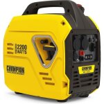 Groupe electrogne silencieux 2200w inverter moteur 4t essence 79 cm3 champion protection avr autonomie ...