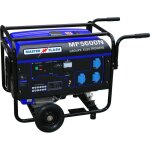Groupe �lectrog�ne essence - master flash - 5500 w - chariot inclus - monophas� - syst�me avr - bleu