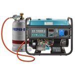 Groupe �lectrog�ne gaz - essence ks 7000e g - k�nner & s�hnen - dual fuel - 5500 w - 25 l - 95 db
